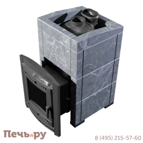 Печь банная Прометалл Атмосфера XL+ в облицовке Талькохлорит фото 11