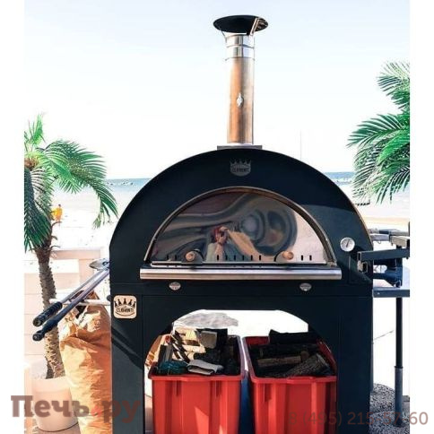 Печь Clementi Pulcinella Legna 60X60 Tutto Inox 304 фото 7