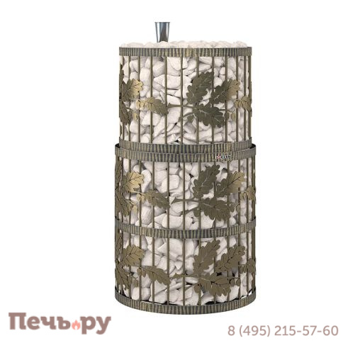 Печь для бани Эверест Легкий пар Профи Ковка б/в (чугунная закрытая каменка) фото 2