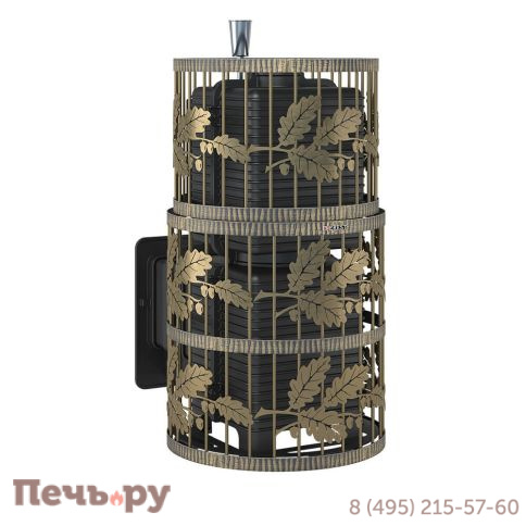 Печь для бани Эверест Легкий пар Профи Ковка  (чугунная закрытая каменка) фото 3
