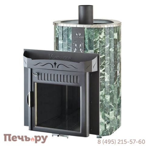 Печь для сауны Ферингер Ламель Макси ПС Змеевик цельный с открытой каменкой до 30 куб. м. фото