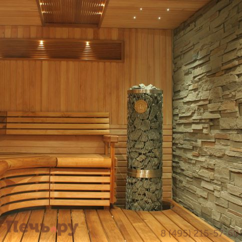 Печь для сауны IKI Pillar 6 кВт встроенное управление фото 3