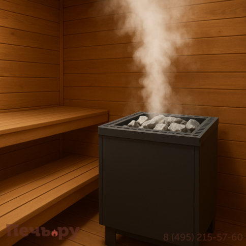 Печь для сауны Lang THERMOS noir 12 кВ фото 2