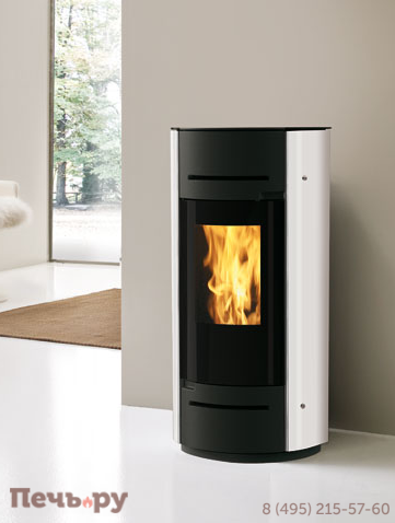 Печь EdilKamin Ania vetro nero фото