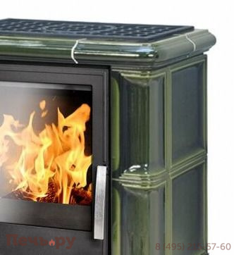 Печь-камин ABX Bavaria K, с кафельным цоколем фото 5