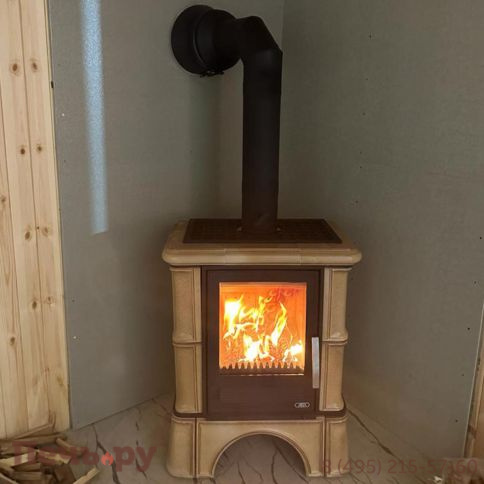 Печь-камин ABX Bavaria KI, с кафельным цоколем, с допуском воздуха фото 6