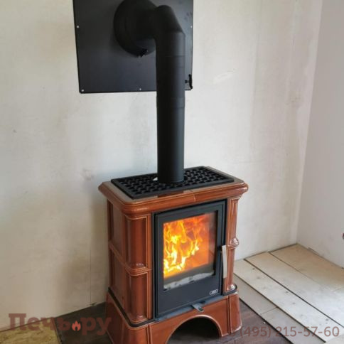 Печь-камин ABX Bavaria KI, с кафельным цоколем, с допуском воздуха фото 7