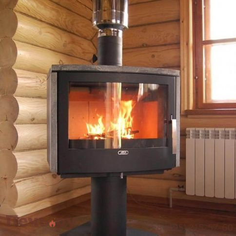 Печь камин ABX Bergen поворотный фото 3