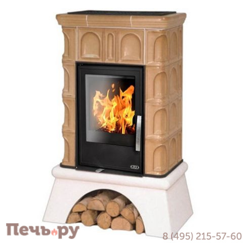 Печь-камин ABX Britania KI, с теплообменником, с допуском воздуха фото