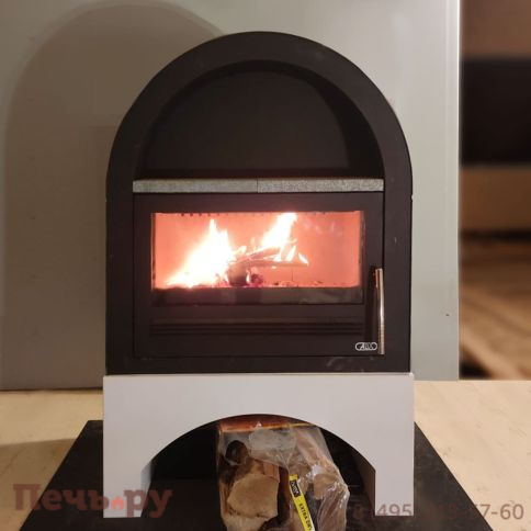 Печь-камин ABX Grunt с теплообменником фото 2