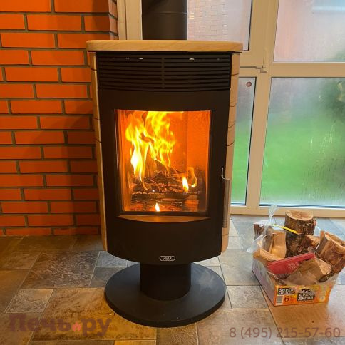 Печь камин ABX Tartu 5 поворотный фото 11