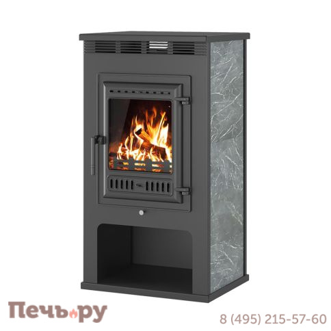 Печь Камин Aston 11кВт (180 м3) 150мм (Чугунная дверь) Талькохлорит фото