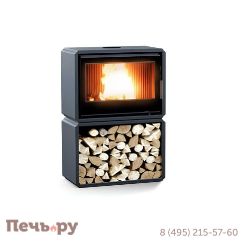 Печь камин Астов Легго ПК 7454 с нижним дровником фото