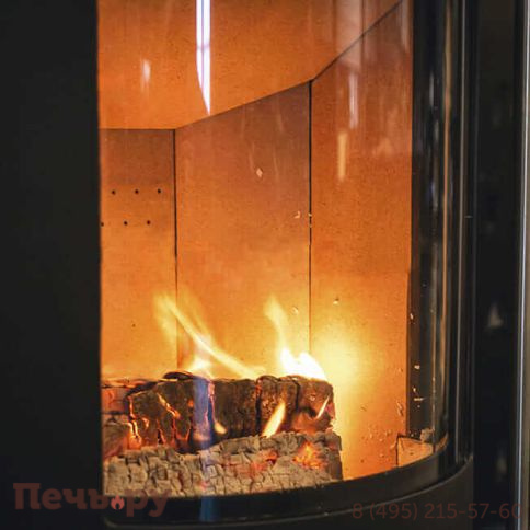 Печь камин Астов R1.0 (круглая задняя часть) фото 14
