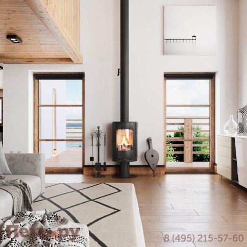 Печь-камин Астов R1 N сталь фото 6