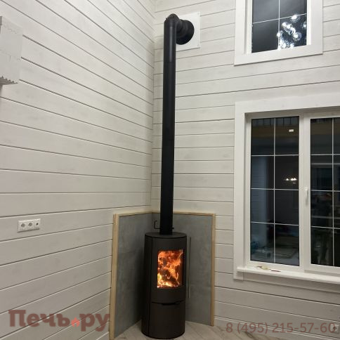 Печь камин Астов R1 на дровнике фото 10