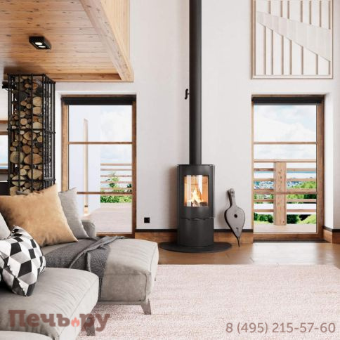 Печь камин Астов R1 на дровнике фото 7