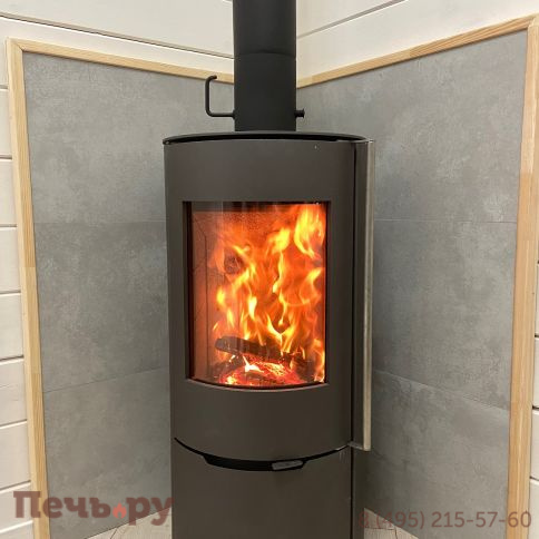 Печь камин Астов R1 на дровнике фото 9