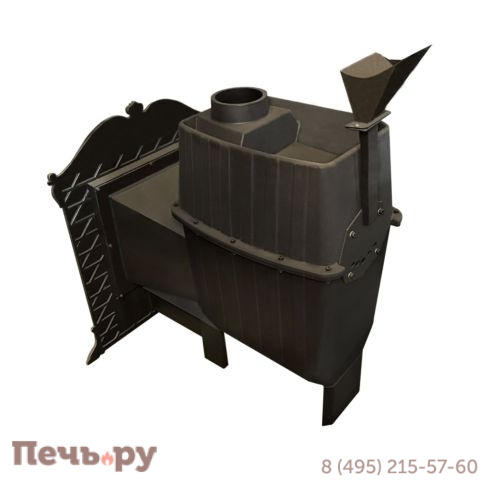 Печь-камин Березка Verona 50 закрытая каменка из нержавеющей стали фото 5