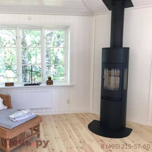 Печь камин Contura 596 Style чугунная дверца фото 4