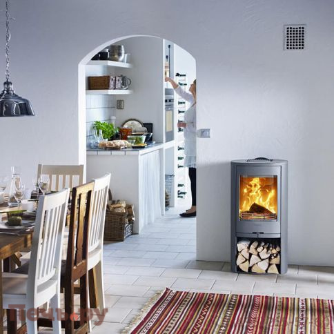 Печь камин Contura 810 Style чугунная дверца фото 8