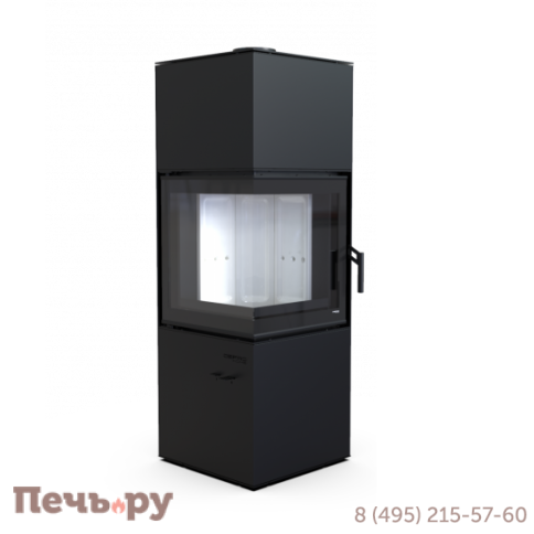 Печь камин Defro Home Quadroom, 9,6 кВт фото 2