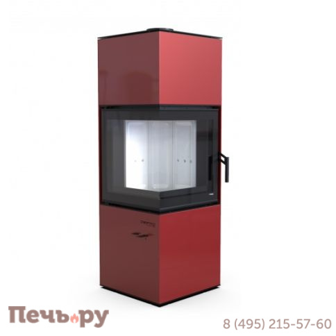 Печь камин Defro Home Quadroom, 9,6 кВт фото 4