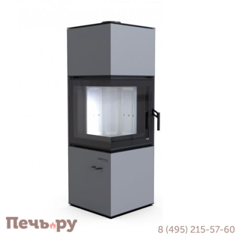 Печь камин Defro Home Quadroom, 9,6 кВт фото 5