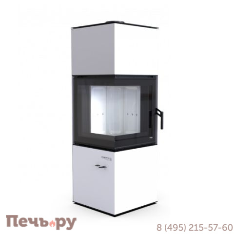 Печь камин Defro Home Quadroom, 9,6 кВт фото