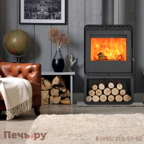 Печь камин Denner Fire Lumen с дровником фото 3