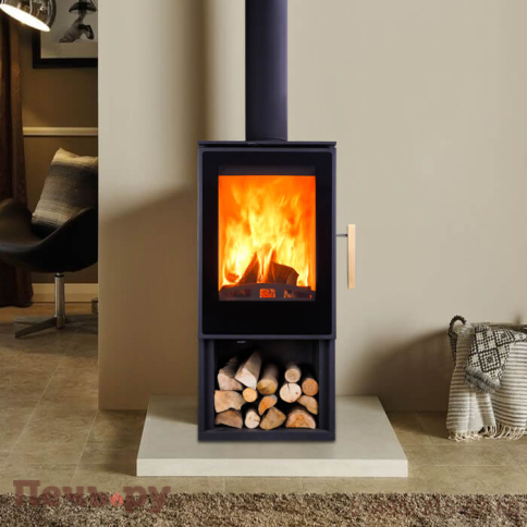 Печь камин Denner Fire Vitra с дровником фото 7