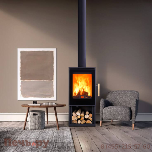 Печь камин Denner Fire Vitra с дровником фото 8