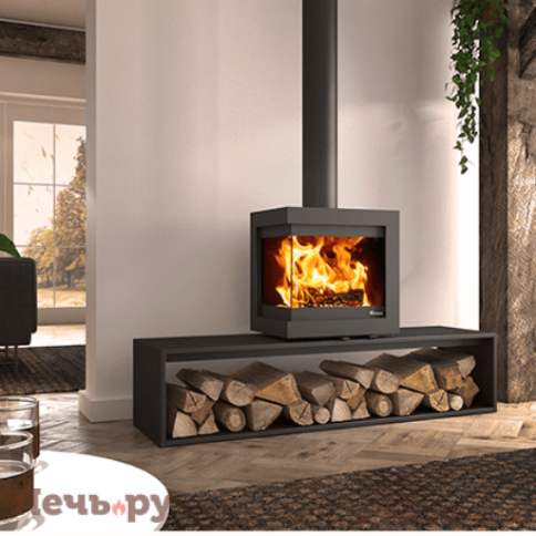 Печь камин Dik Geurts Bora Corner Straight Plateau фото