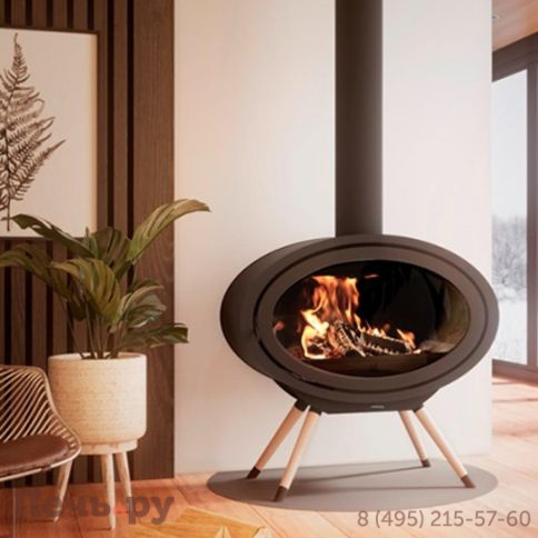 Печь камин Dik Geurts Oval Front Legs фото 2