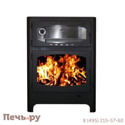 Печь-камин ЭкоКамин Бавария Эко с духовкой и плитой (РК 179) фото