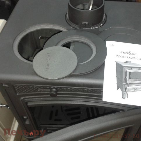 Печь камин Ferguss Lawa с плитой фото 13