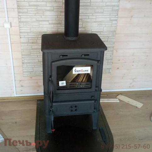 Печь камин Ferguss Lawa с плитой фото 9
