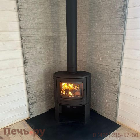 Печь камин FireBird Puma с дровником фото 2