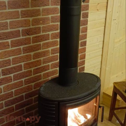 Печь камин FireBird Puma с дровником фото 3