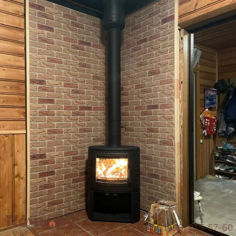 Печь камин FireBird Puma с дровником фото 6