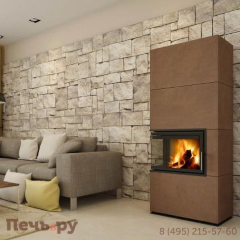 Печь-камин Hein Solid L Akum керамика фото