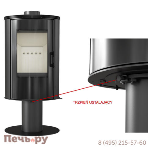 Печь камин Kratki Koza/AB/S/N/O/DR/Glass фото 8