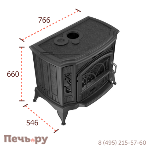 Печь камин Kratki Koza K9 Уцененный фото 43