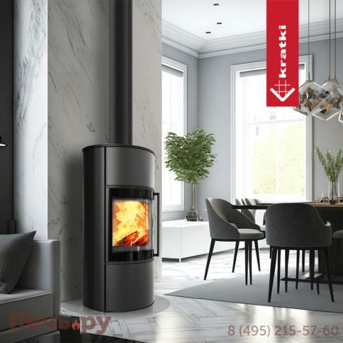 Печь камин Kratki Pro Bjorn/W фото 3