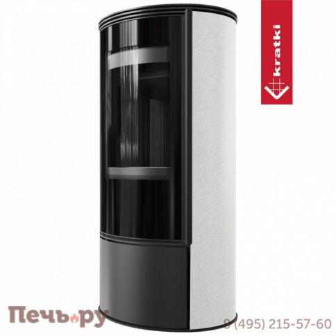 Печь камин Kratki Pro Erik White Satin фото 2