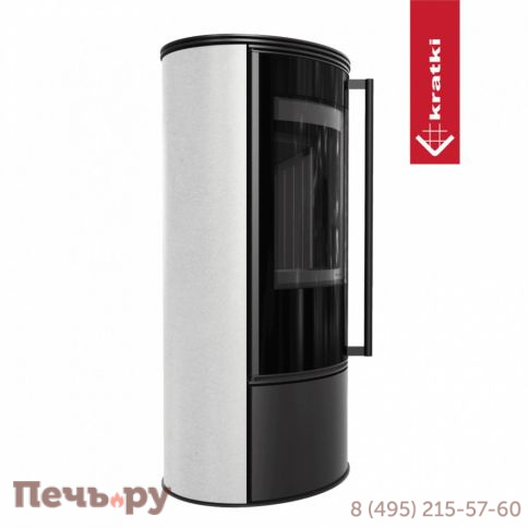 Печь камин Kratki Pro Erik White Satin фото 3