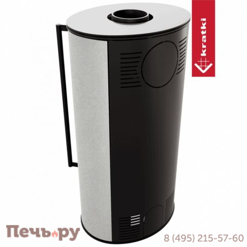 Печь камин Kratki Pro Erik White Satin фото 5
