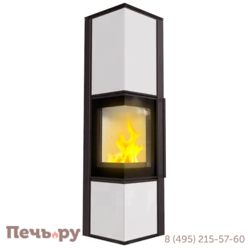 Печь камин Kratki Pro TORA/L белый фото