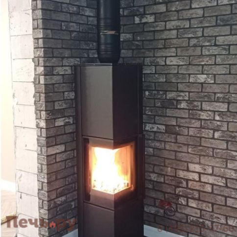 Печь камин Kratki Pro TORA/L черный фото 10