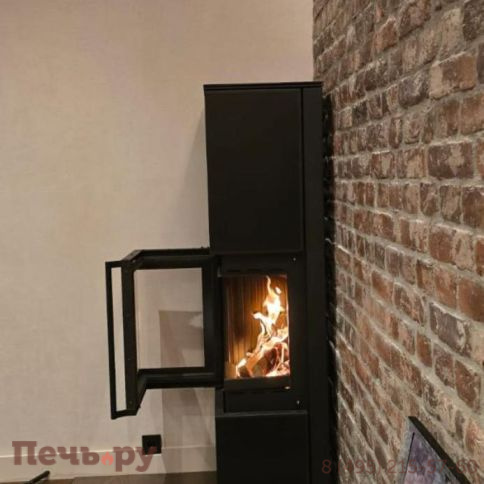 Печь камин Kratki Pro TORA/L черный фото 4